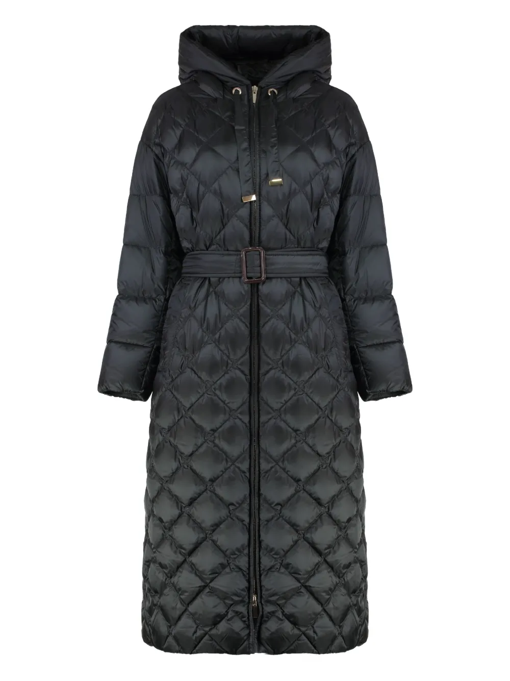 Max Mara abrigo Trepar con capucha | negro | Image 1