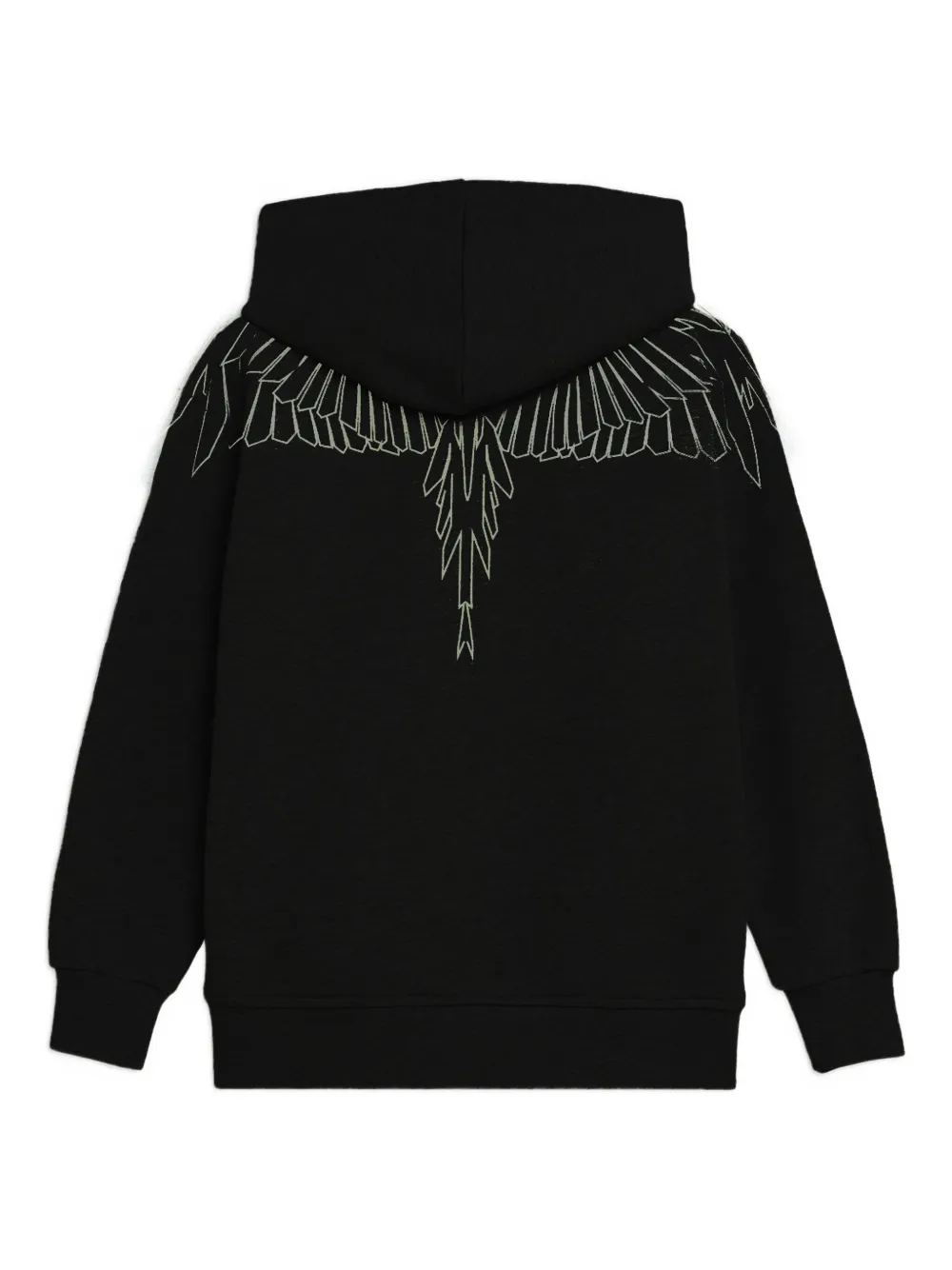 COUNTY OF MILAN KIDS Hoodie met geometrische print Zwart