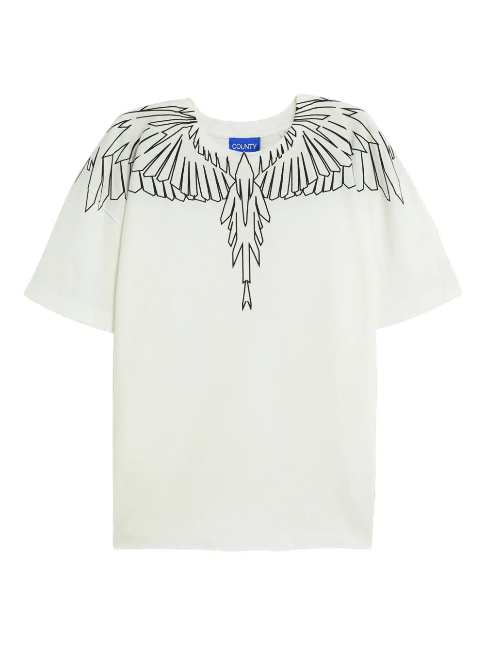 County Of Milan Wings-graphic T-shirt In White