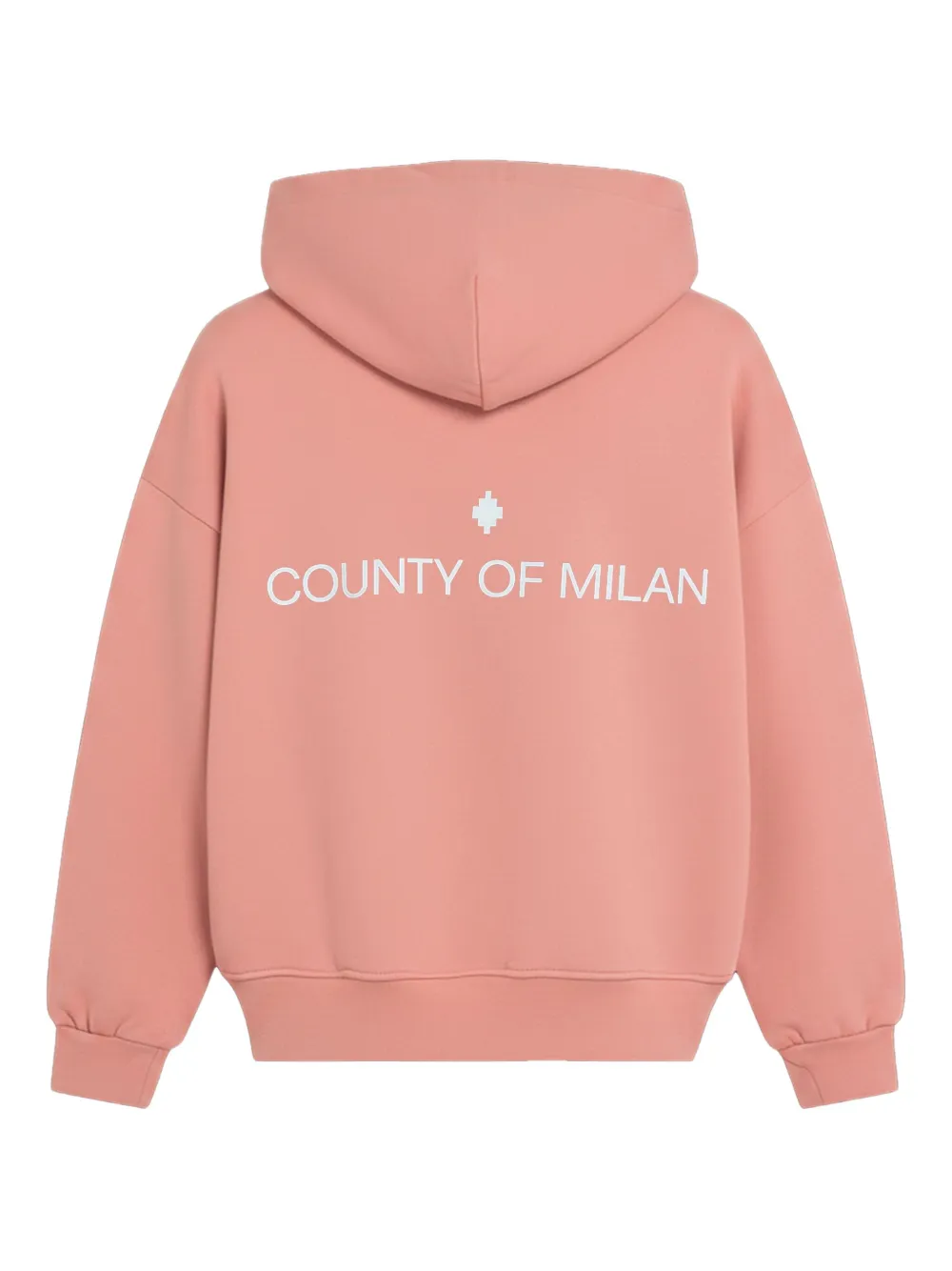 County Of Milan Logo-print Hooded Hoodie In Multi