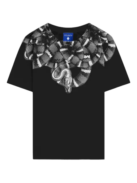 COUNTY OF MILAN KIDS snake-graphic T-shirt