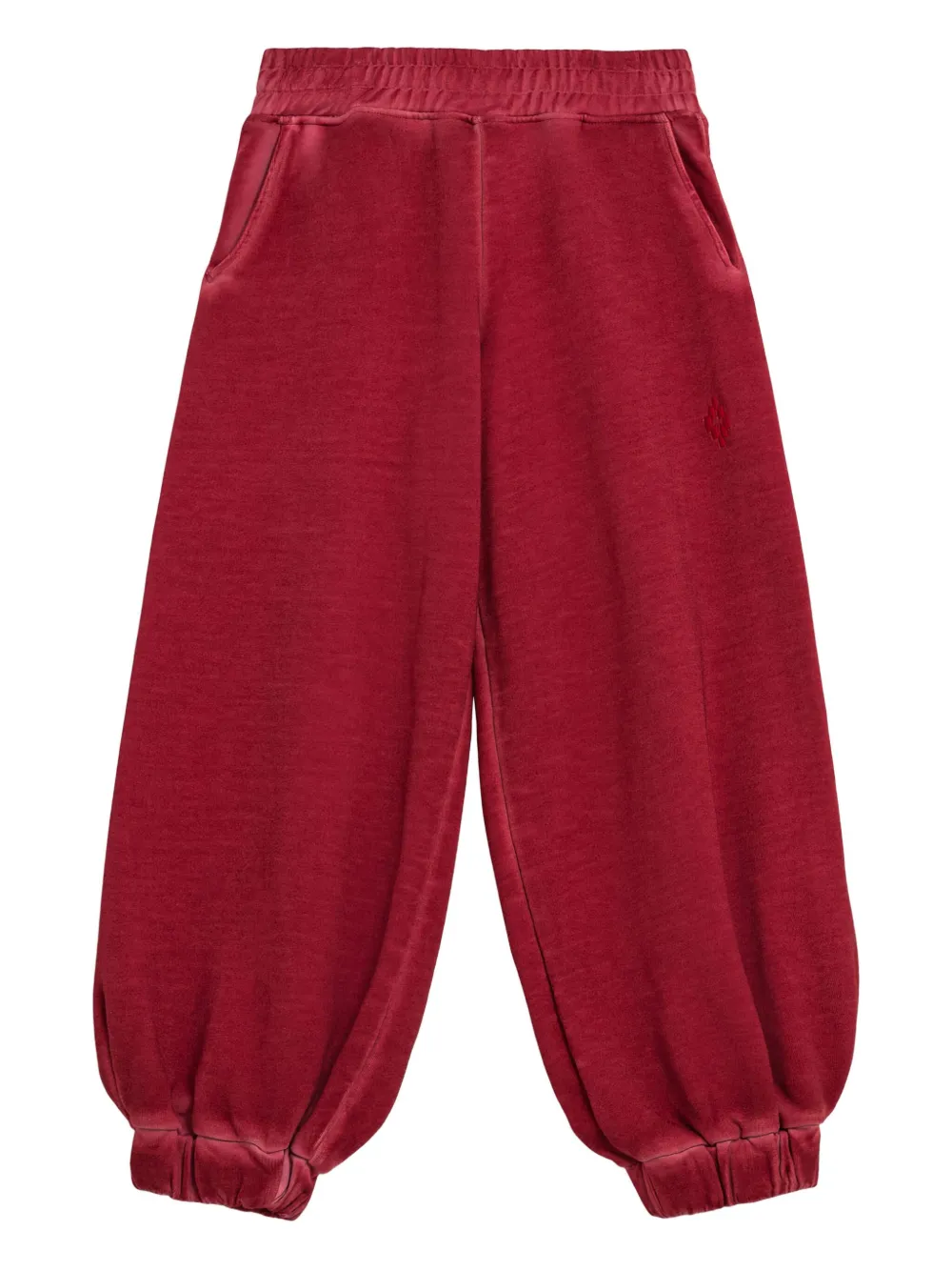 COUNTY OF MILAN KIDS Pantaloni con ricamo - Rosso