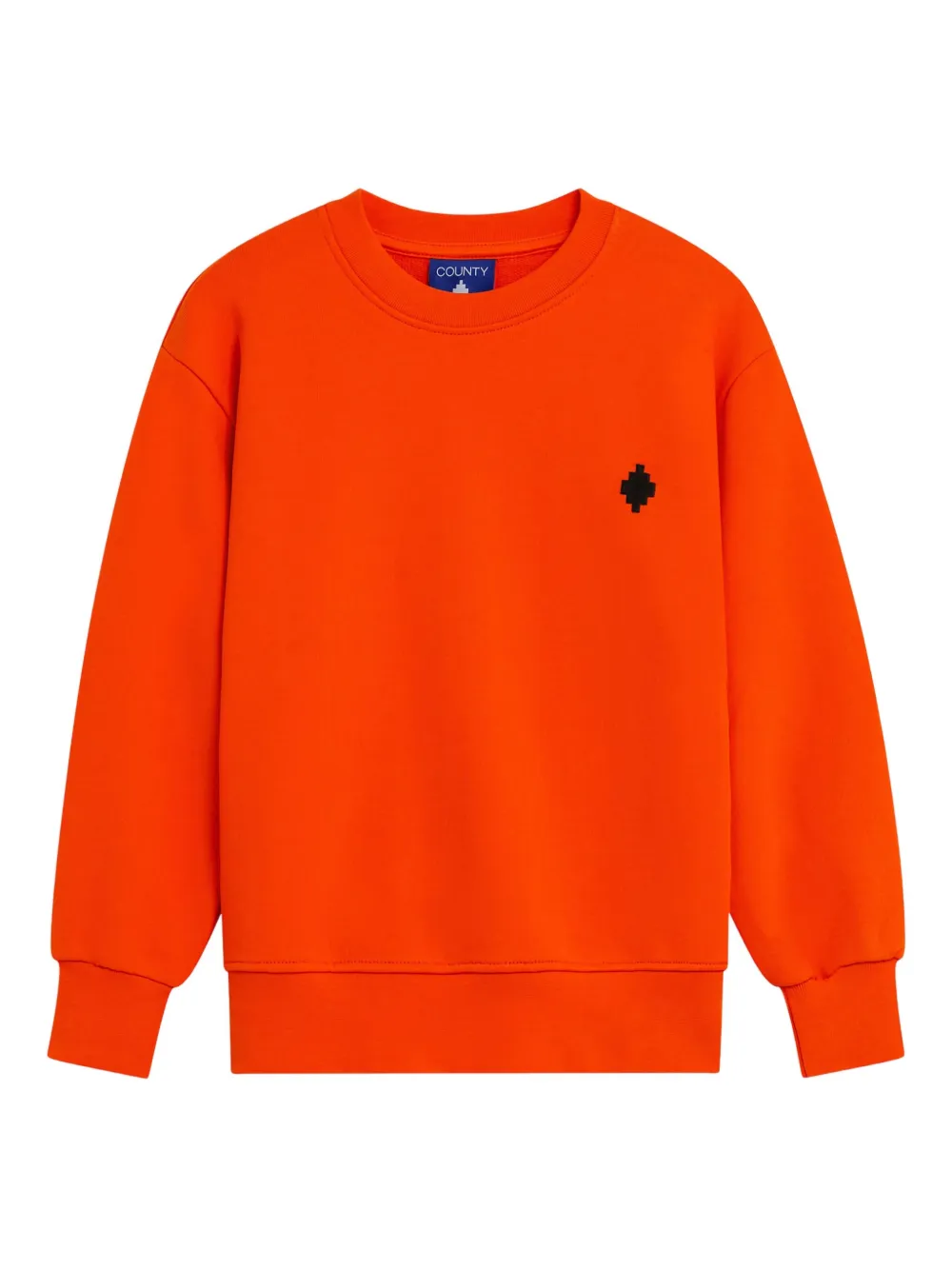 County Of Milan Kids' Appliqué Sweatshirt In Orange