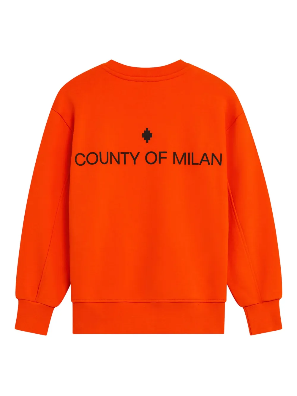County Of Milan Appliqué Sweatshirt In Orange