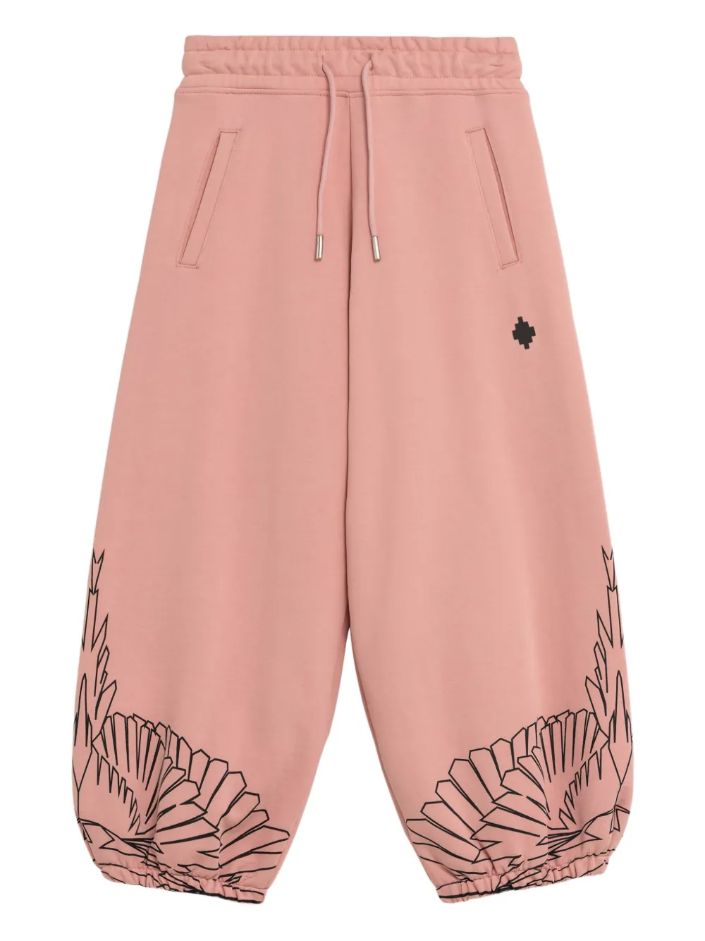 County Of Milan Kids' Graphic Trousers In Pink