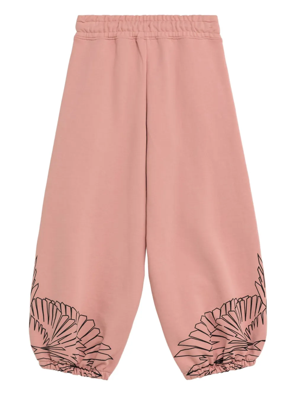 County Of Milan Graphic Trousers In Pink