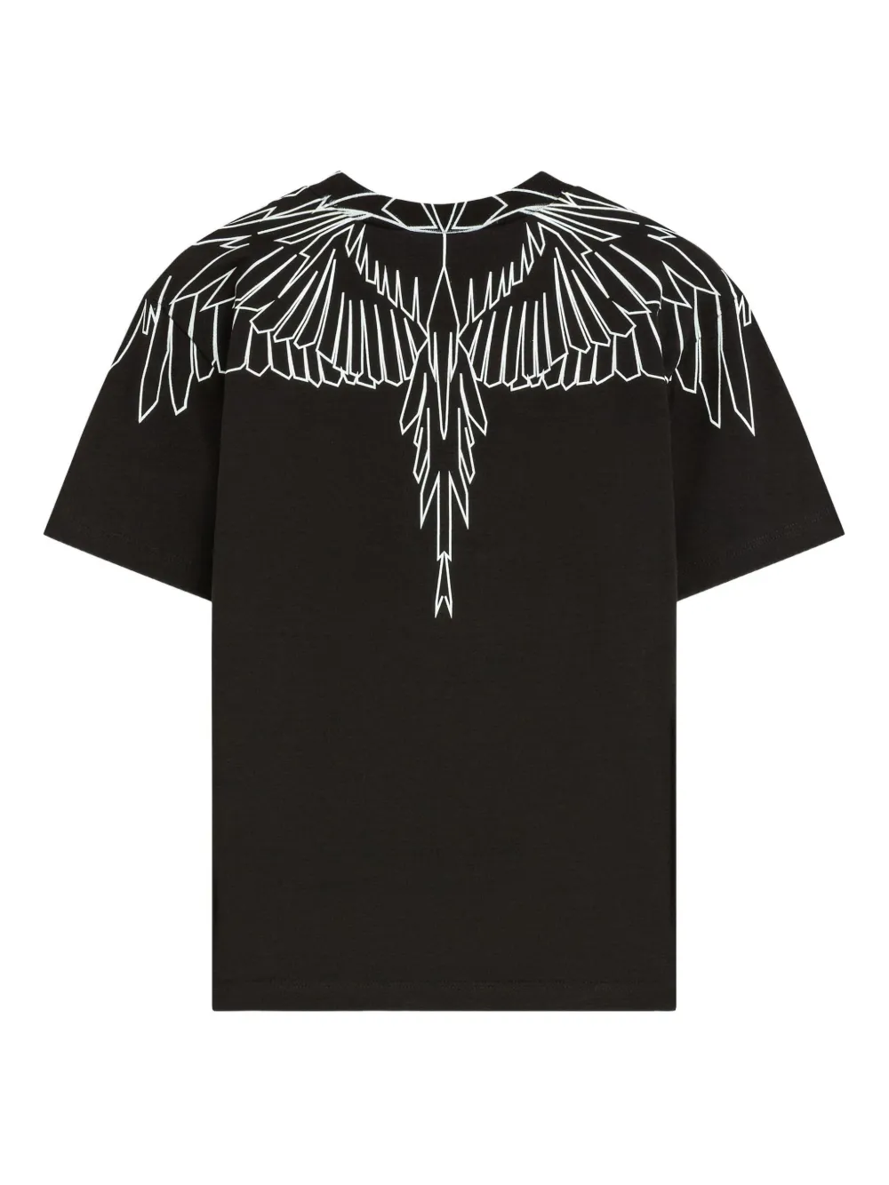 COUNTY OF MILAN KIDS T-shirt met grafische vleugelprint Zwart