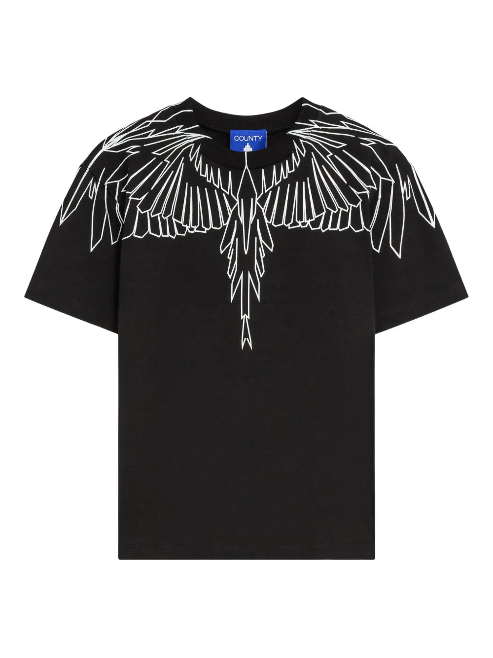 COUNTY OF MILAN KIDS wing- graphic T-shirt - Nero