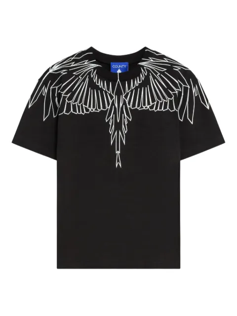 COUNTY OF MILAN KIDS t-shirt à imprimé ailes