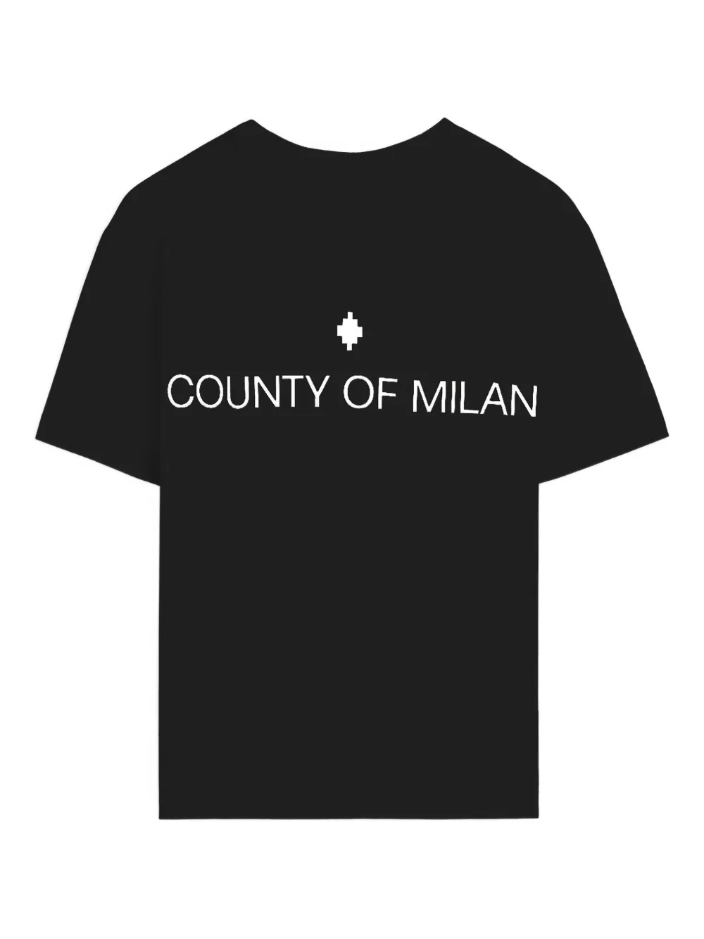 County Of Milan Logo Graphic T-shirt In Black