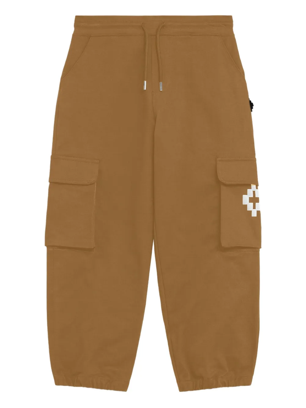 County Of Milan Kids' Cargo Trousers In Brown