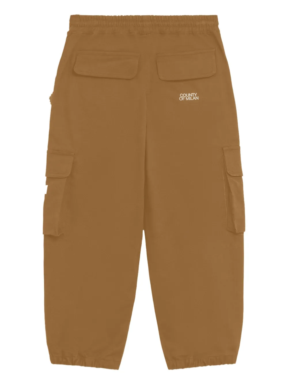 County Of Milan Cargo Trousers In Brown