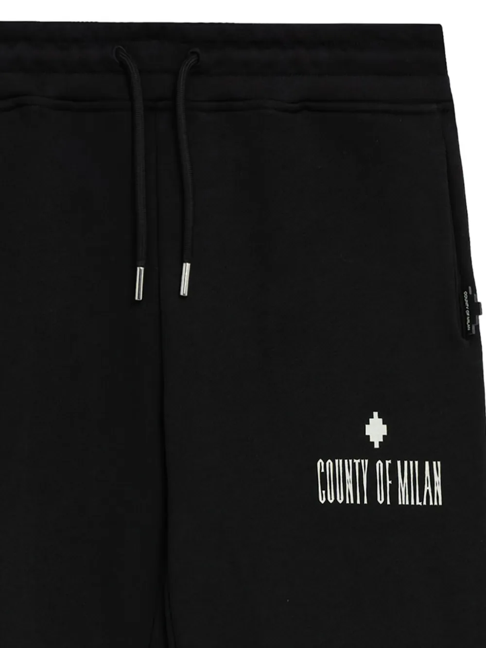 County Of Milan Graphic Trousers In Black