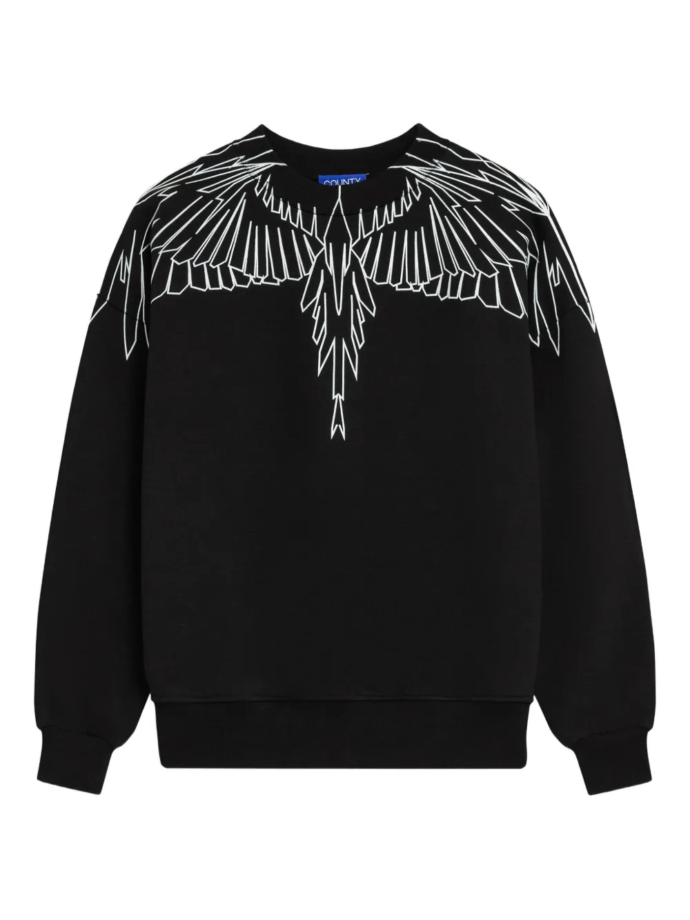 County Of Milan Kids' Wings Graphic Sweatshirt In Black