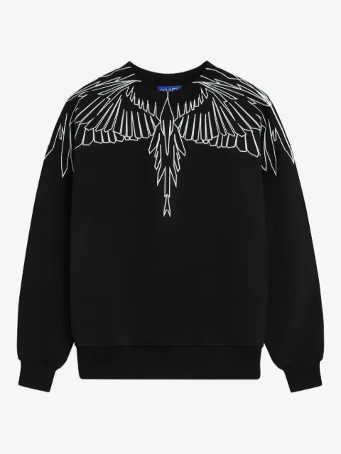 COUNTY OF MILAN KIDS wings graphic sweatshirt