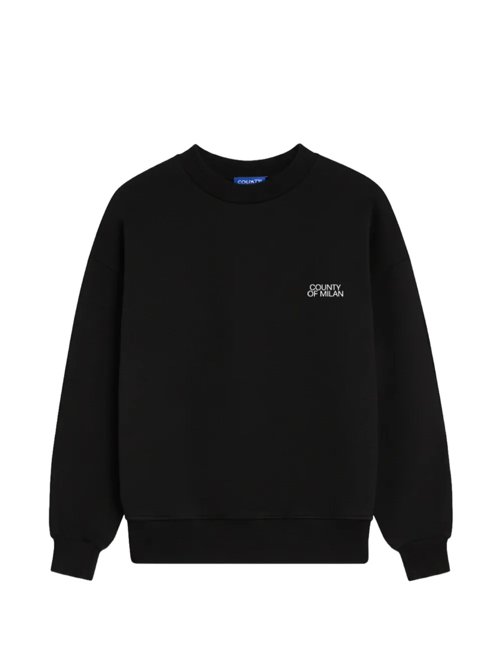 COUNTY OF MILAN KIDS crewneck graphic sweatshirt - Nero