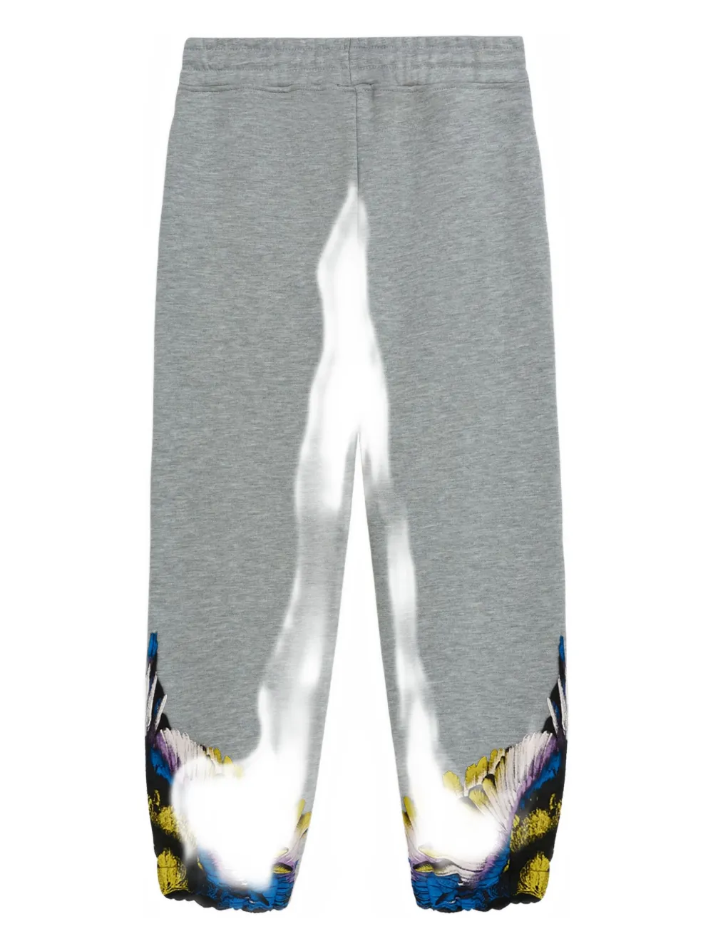 County Of Milan Graphic-print Track Pants In Gray