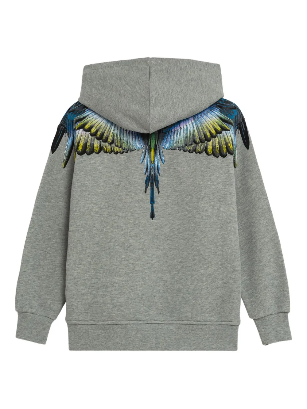 COUNTY OF MILAN KIDS Top met capuchol en vleugelprint Grijs