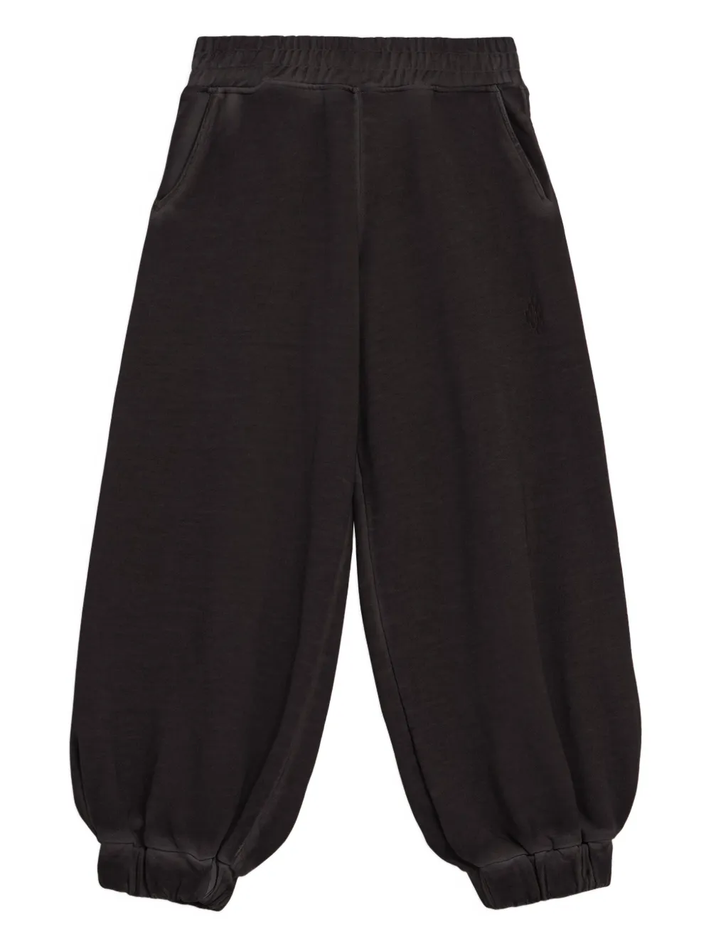 County Of Milan Kids' Elasticated Trousers In Purple