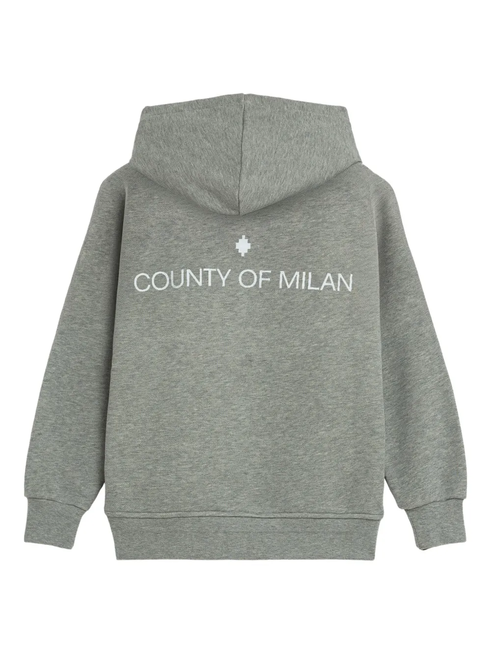 County Of Milan Logo Hooded Top In Gray