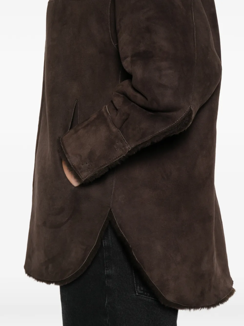 Salvatore Santoro Hooded Zip-fastening Leather Jacket In Brown