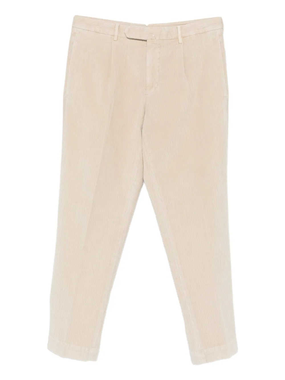 Dell'oglio pleated corduroy trousers - ニュートラル