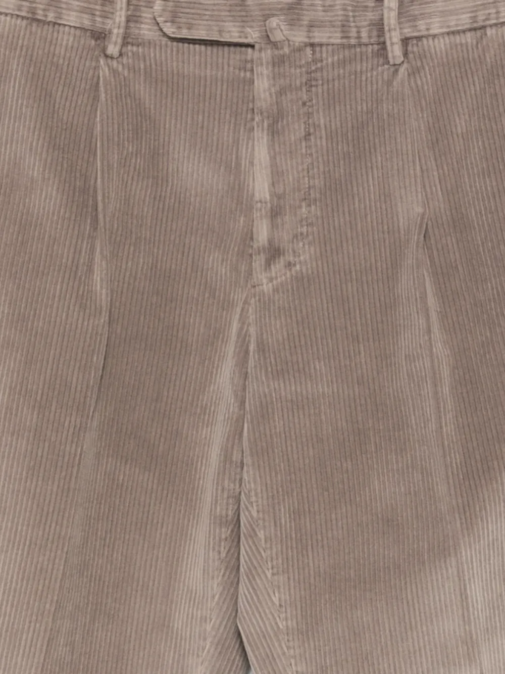 Dell'oglio Ribfluwelen plooibroek Bruin