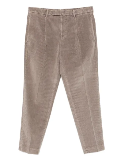 Dell'oglio pleated corduroy trousers