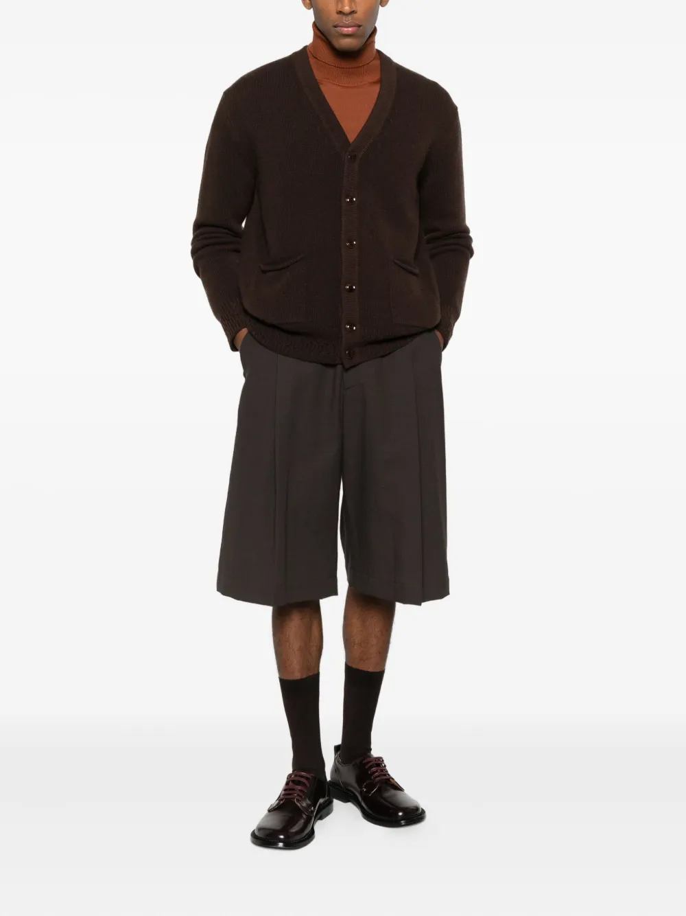 Daniele Fiesoli roll-neck sweater - Bruin