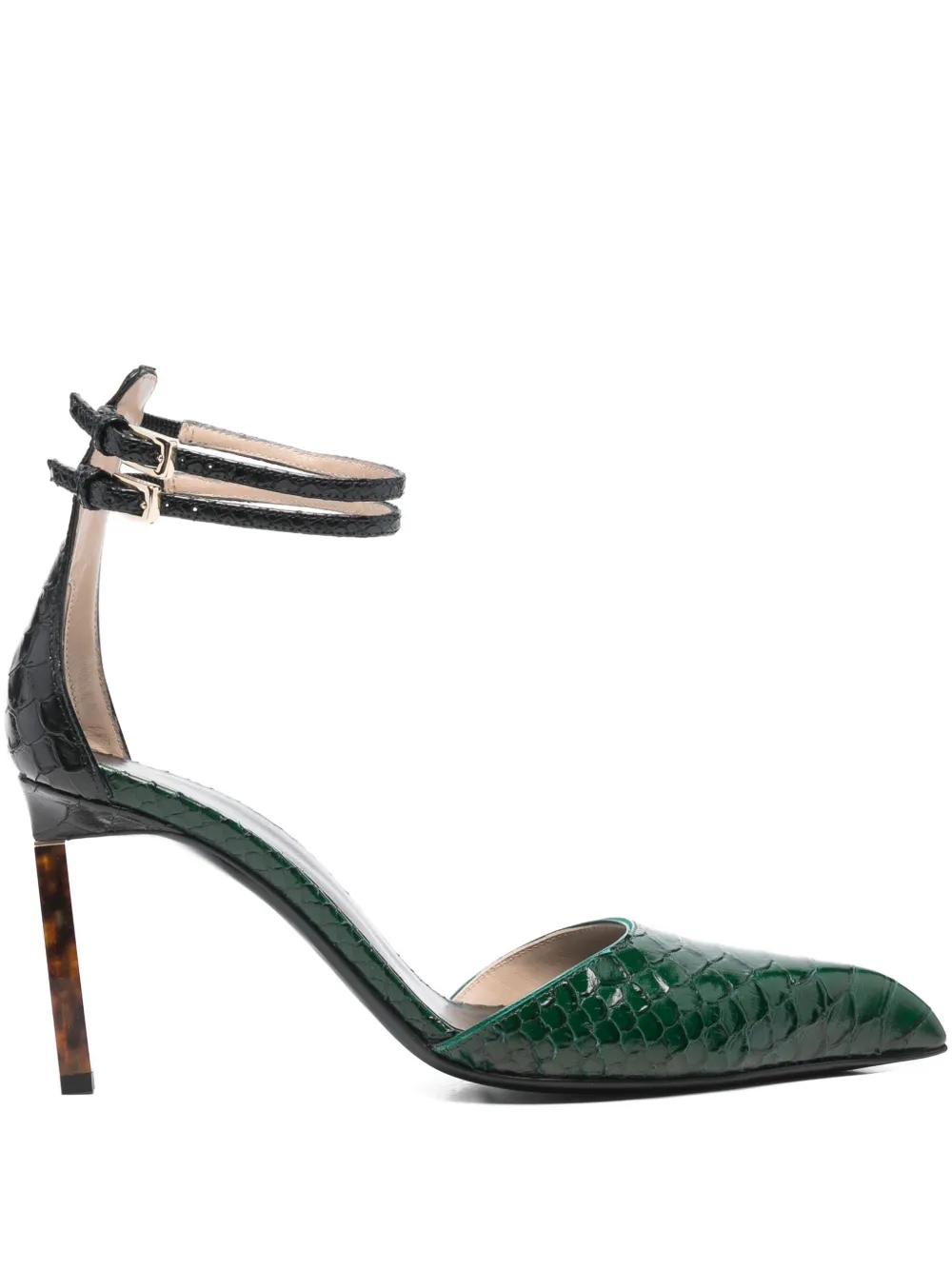 TOM FORD 85 mm pumps met enkelbandje Groen