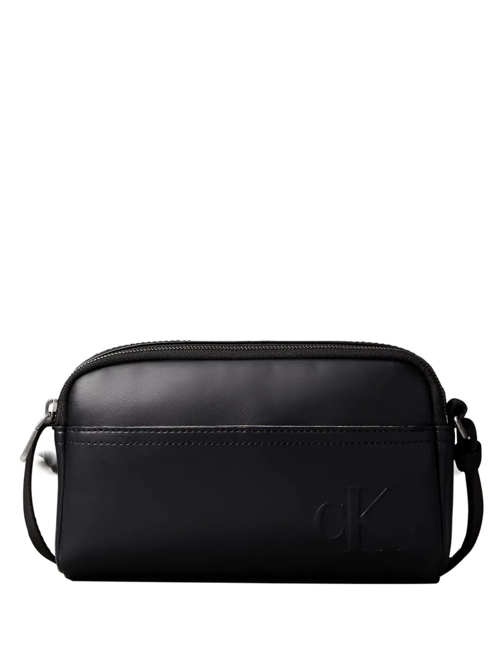 Calvin Klein logo-embossed cross body bag | Black | Image 1
