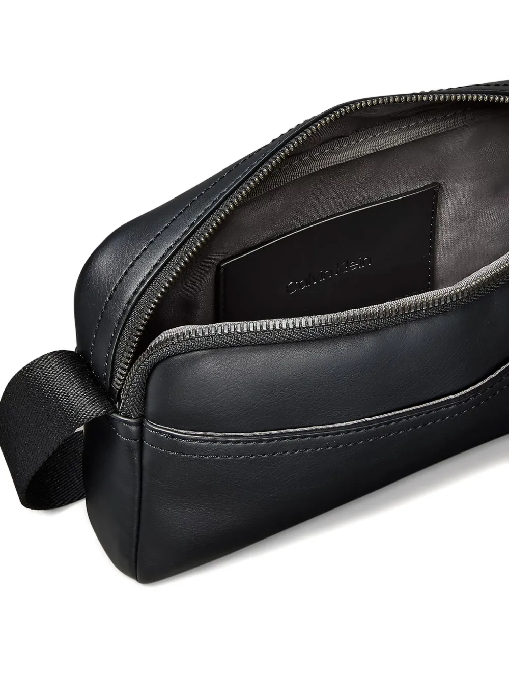 Calvin Klein Crossbodytas met logo-reliëf Zwart