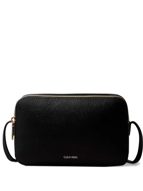Calvin Klein logo-detail zip satchel bag