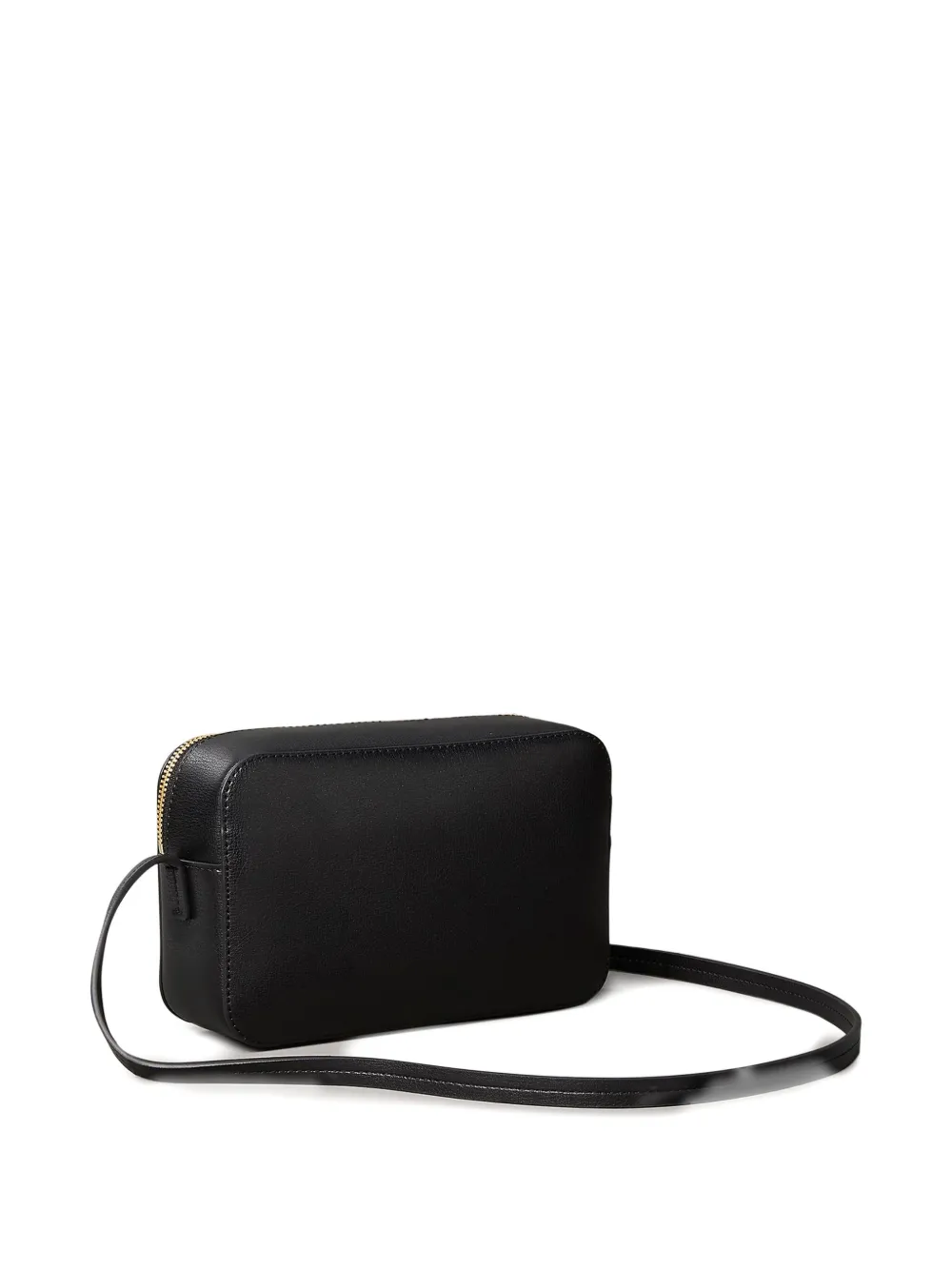 Calvin Klein Logo-detail Zip Satchel Bag In Black