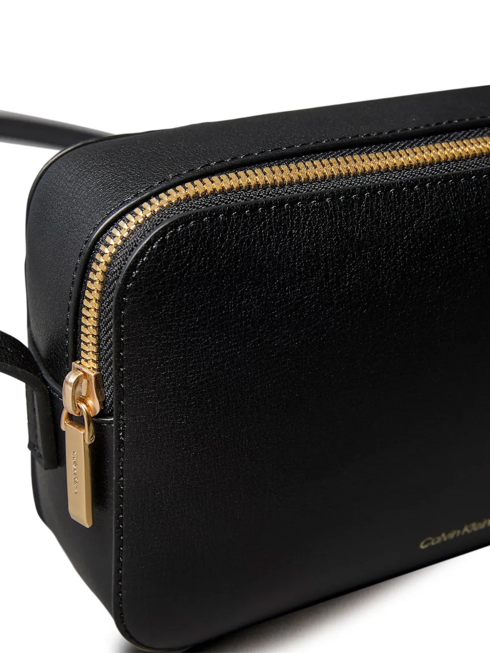 Calvin Klein Tas met logodetail en rits Zwart