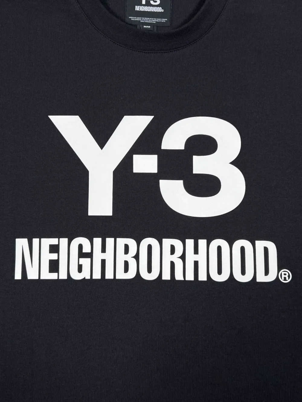 Y-3 x Neighborhood T-shirt met logoprint Zwart