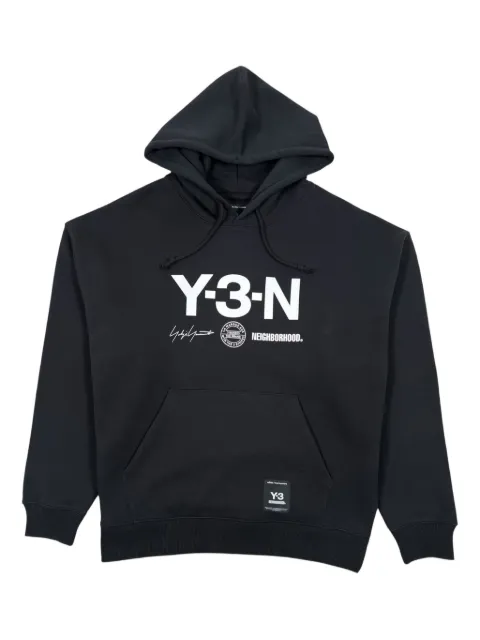 Y-3 x  Neighborhood logo-print hoodie