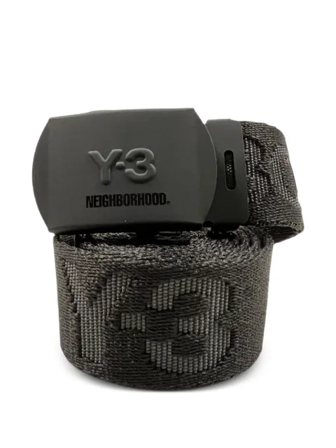 Y-3 cinturón con hebilla del logo en colaboración con Neighborhood