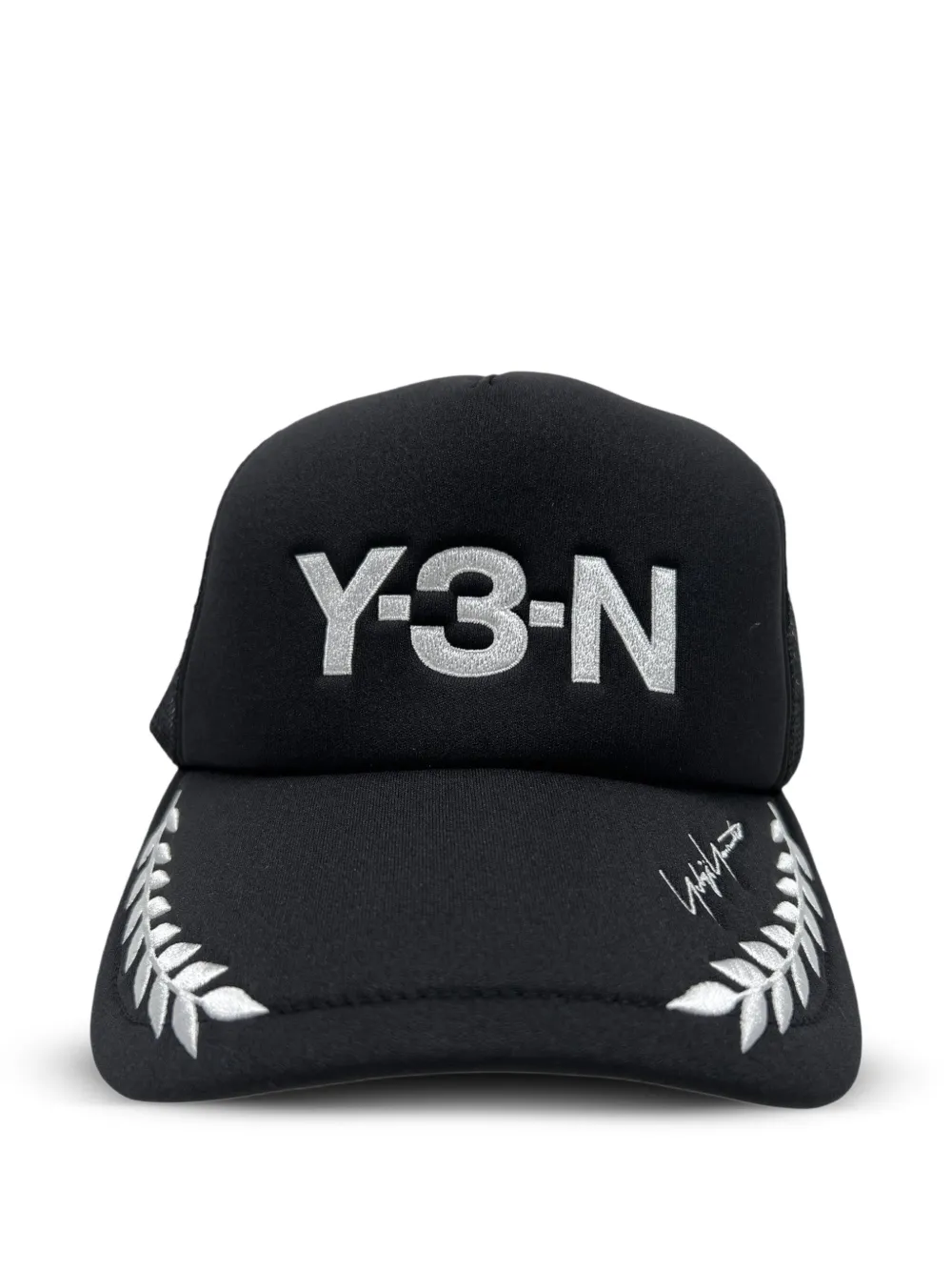 Y-3 x Neighborhood embroidered-logo trucker cat | Black | Image 1