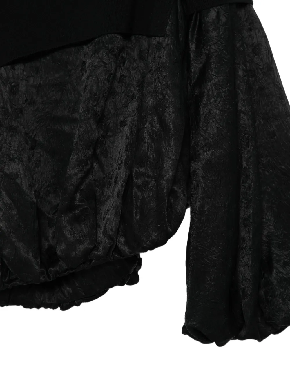 Noir Kei Ninomiya x Comme Des Garçons top met vlakken Zwart