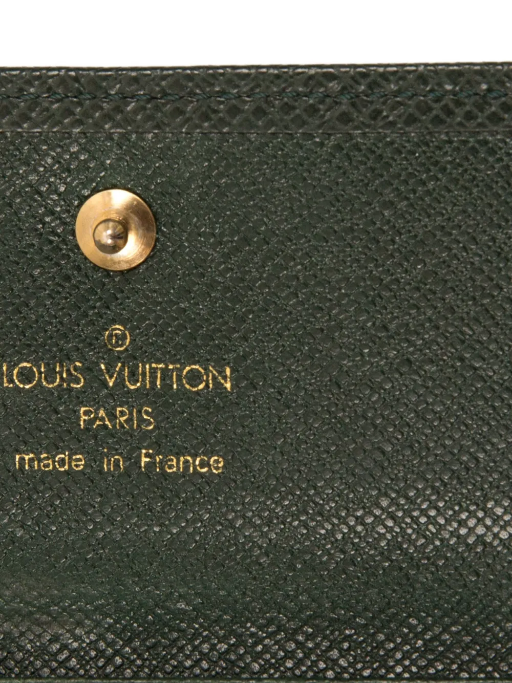 Louis Vuitton Pre-owned 2000s Leather Four-hook Key-case in Green, view 5