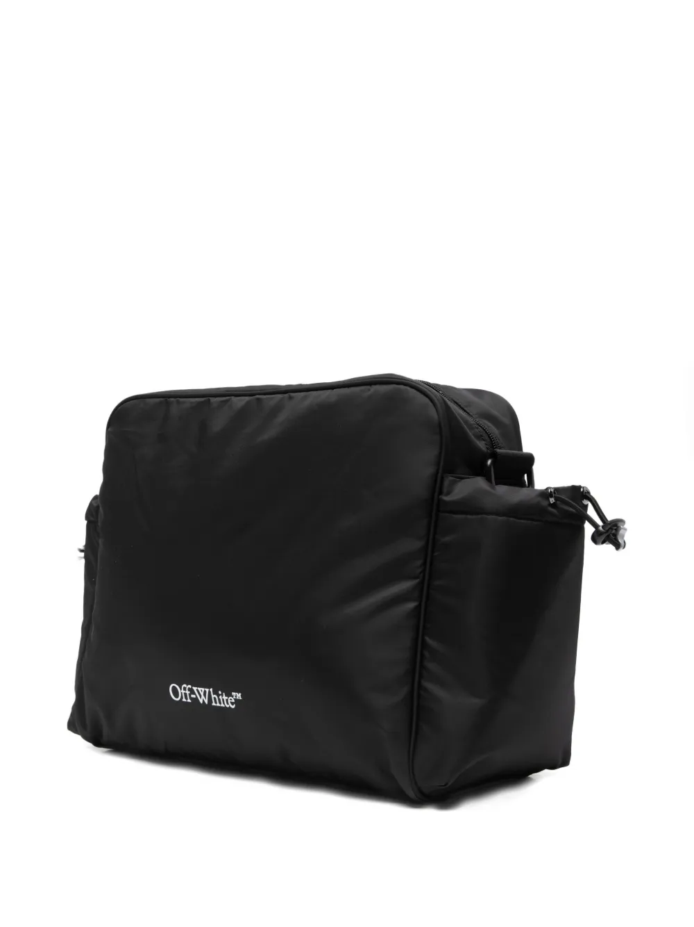 Off-White Kids Luiertas met logoprint - Zwart