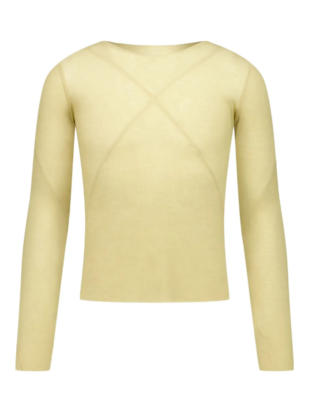 Jordanluca Blues Long-sleeve Top In Yellow