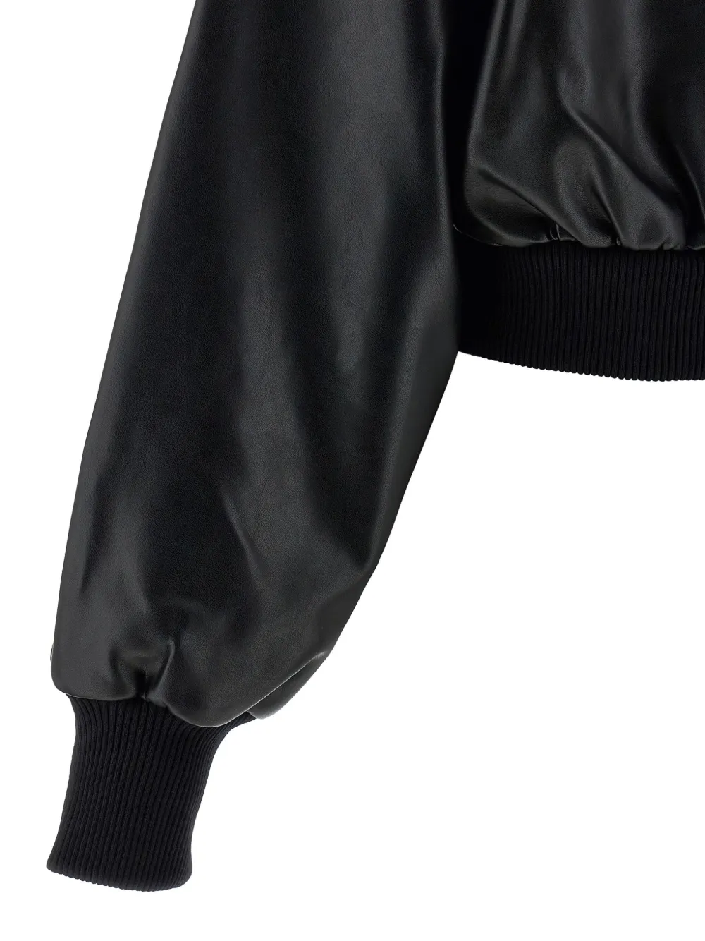 Norma Kamali Bomberjack met hoge hals Zwart