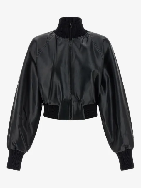 Norma Kamali high-neck bomber jacket