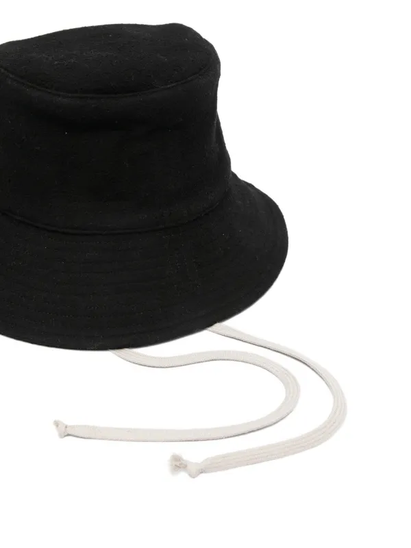 RICK OWENS |バケットハット L-XL Rick Owensのブラック Championエディション Gilligan バケットハット