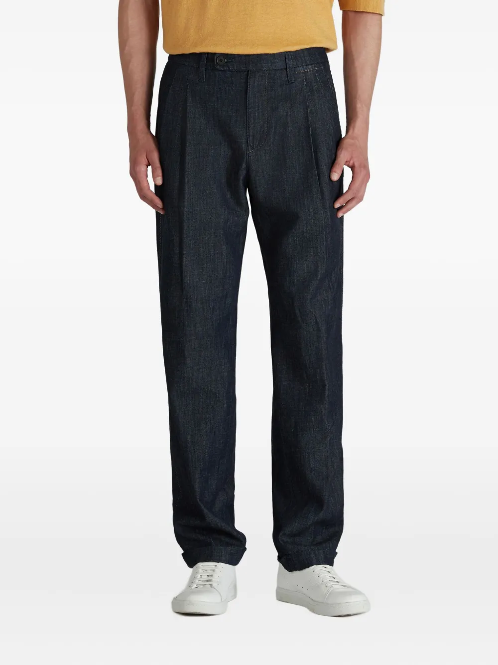 slowear Katoenen broek met vijf zakken Blauw