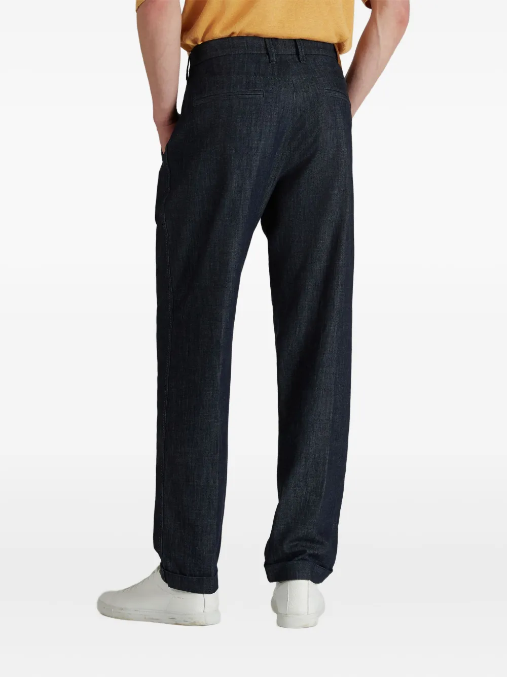 slowear Katoenen broek met vijf zakken Blauw