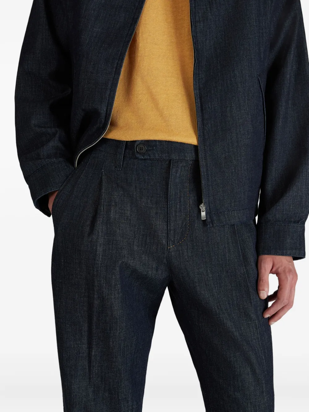 slowear Katoenen broek met vijf zakken Blauw