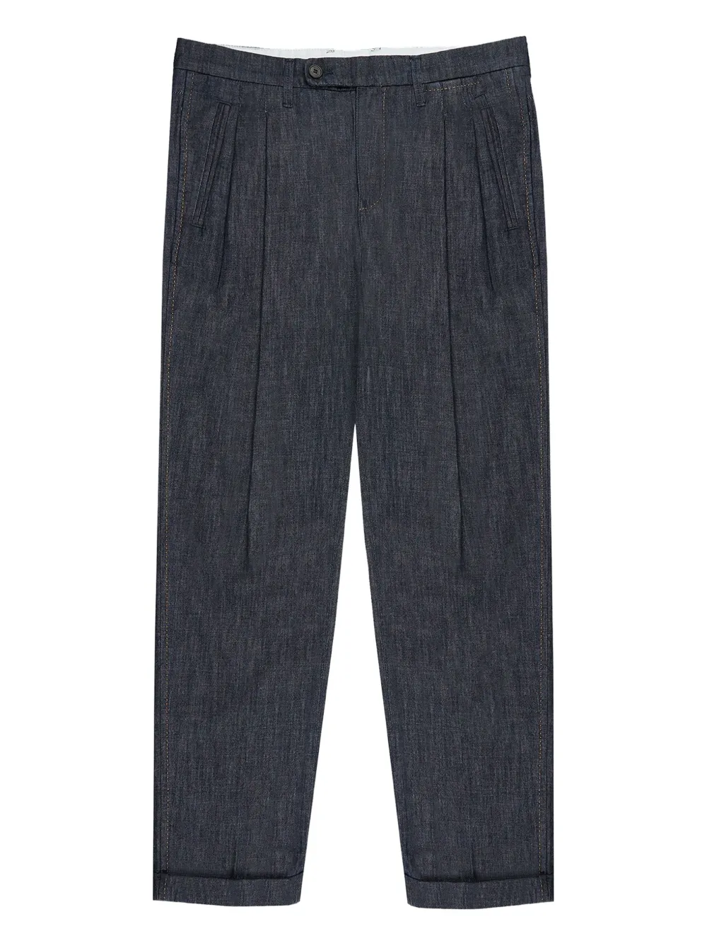slowear cotton five-pocket trousers | Blue | Image 1